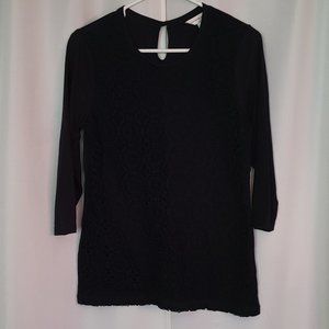 Navy 3/4 sleeve top